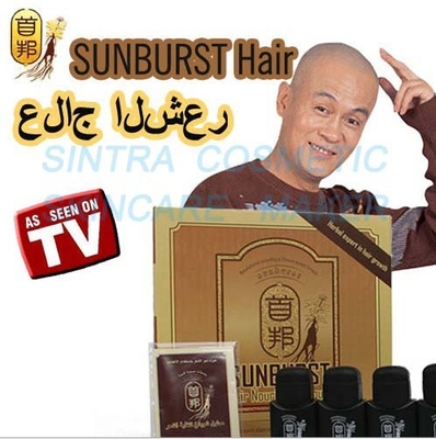 Жидкость волос SUNBURST кормя - продукт потери волос с АНГЛИЙСКИМ ЯЗЫКОМ &amp; АРАБСКИМ ЯЗЫКОМ
