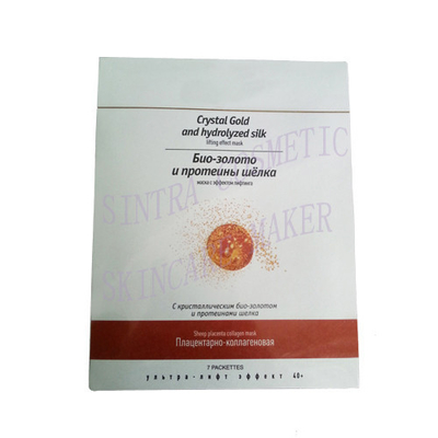 Moisturizing маска золота кристаллическая лицевая/Hydrolyzed Silk маски MM-08 управлением масла