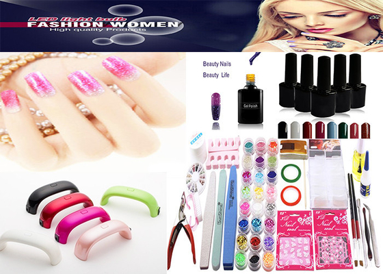 Миниый гель ногтя ватта 6pcs наборов 9 светильника ногтя СИД и DIY Manicure инструменты искусства ногтя