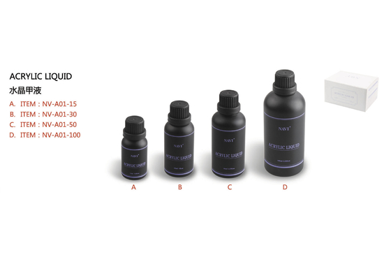 Свет Navi 15ml 30ml 50ml 100ml - пурпуровая акриловая жидкость ногтя для магазина ногтя