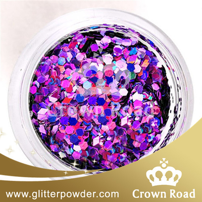 Acrylic Китая пригвождает glitter_powder