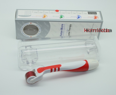 Handheld ролик derma СИД 540 игл Titanium с переменчивой головкой