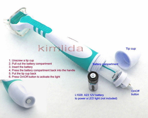 Handheld ролик derma СИД 540 игл Titanium с переменчивой головкой