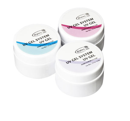 Система 0.5oz геля белого ногтя ясности/природы UV без трескать