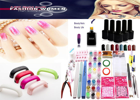 Миниый гель ногтя ватта 6pcs наборов 9 светильника ногтя СИД и DIY Manicure инструменты искусства ногтя