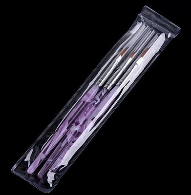 краска 2#4#6# ручки волны моря щетки искусства ногтя UV геля 3pcs/pack акриловая