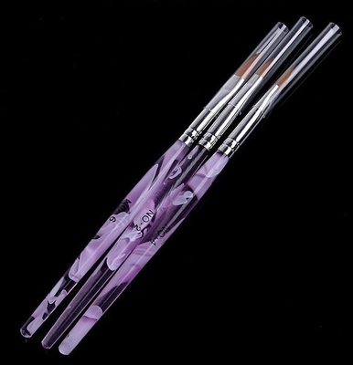 краска 2#4#6# ручки волны моря щетки искусства ногтя UV геля 3pcs/pack акриловая